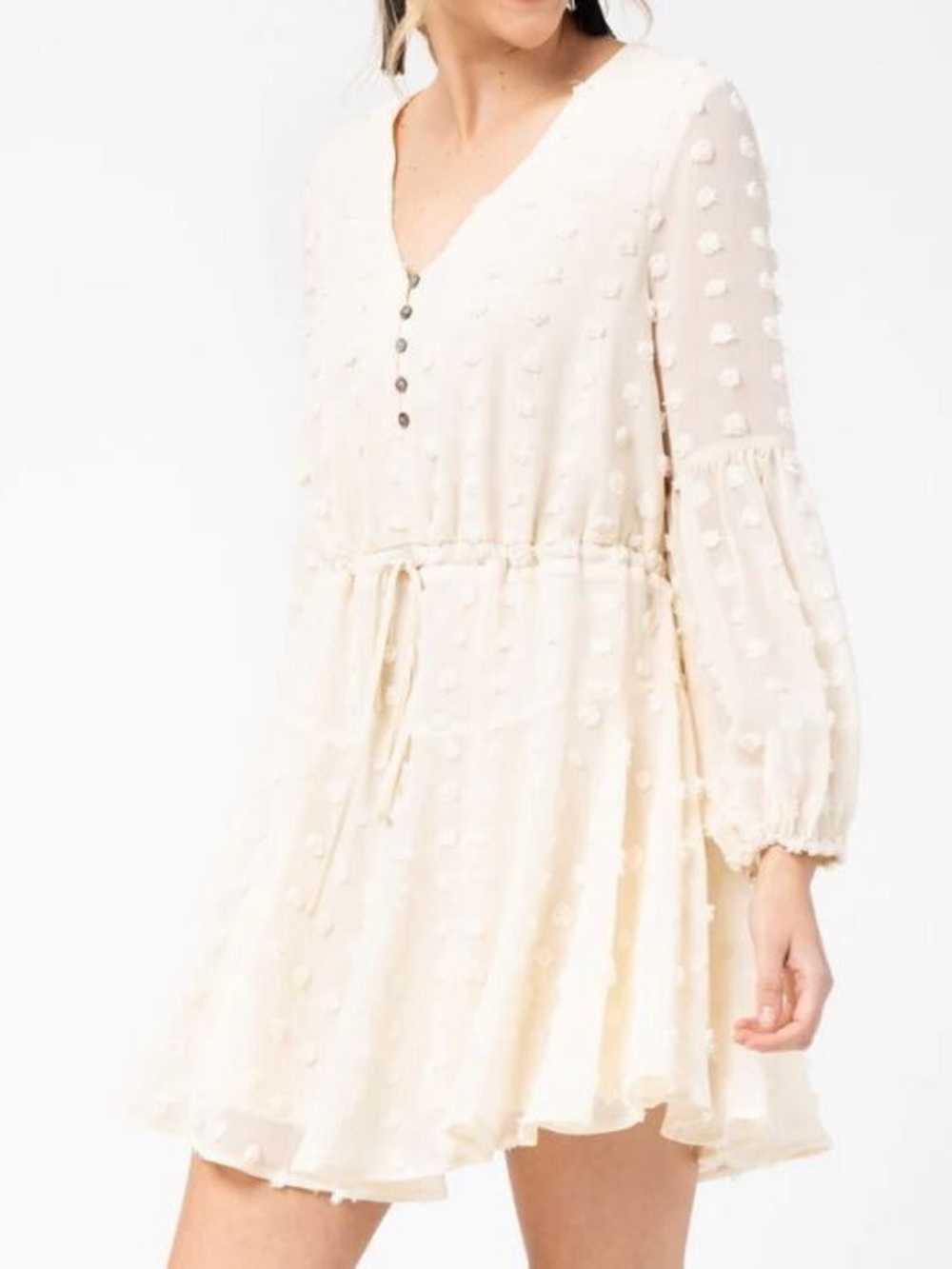 Cream Entro Dress
